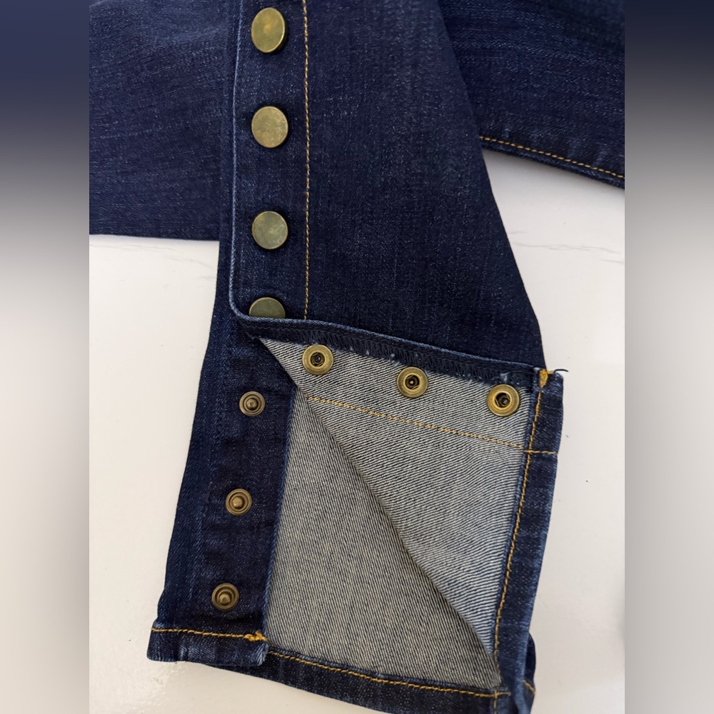 Veronica Beard‎ Denim Snap Bottom Jeans Size 29/8 - Picture 5 of 7